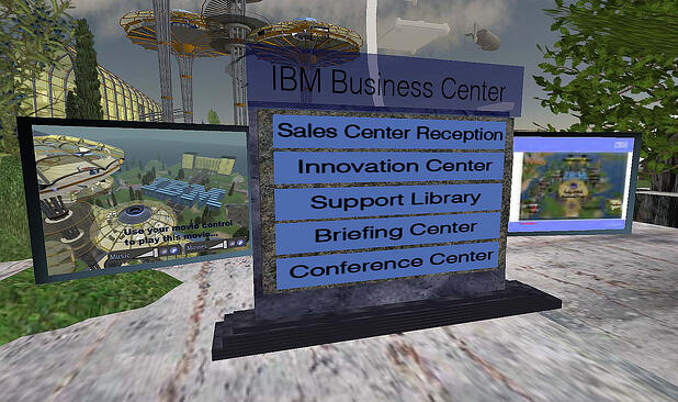 IBM's Business Center in Second Life